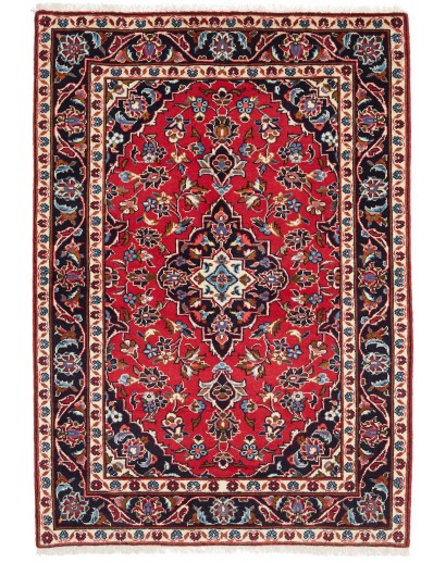 Tappeto Kashan Fine Persia marrone giallo 100x145