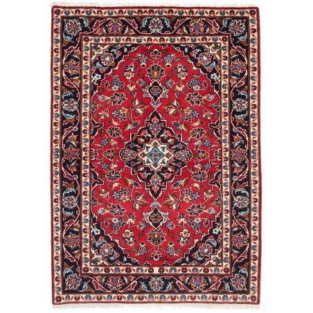 Tappeto Kashan Fine Persia marrone giallo 100x145