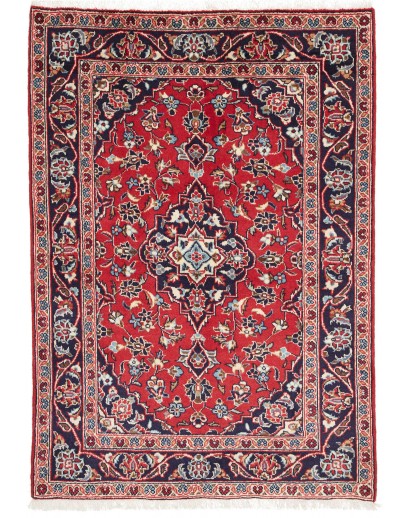 Tappeto Kashan Fine Persia rosso grigio 100x143