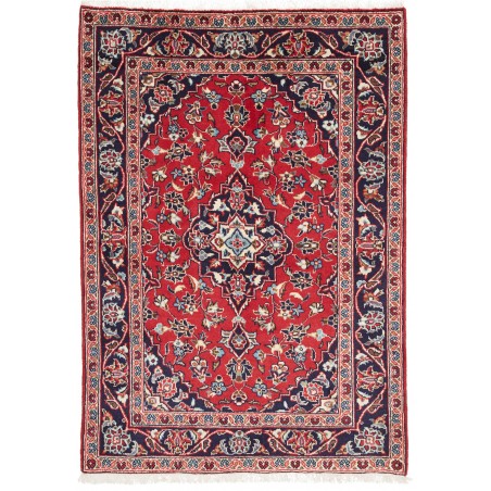 Tappeto Kashan Fine Persia rosso grigio 100x143