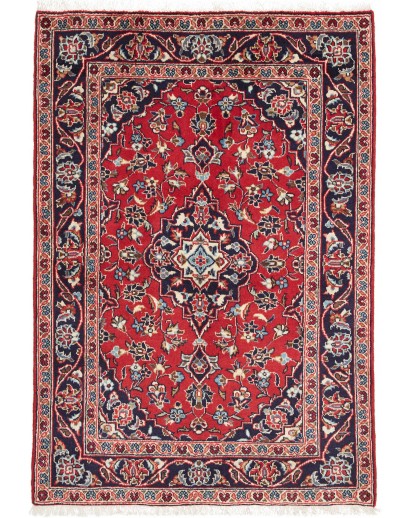Tappeto Kashan Fine Persia marrone bianco 96x144
