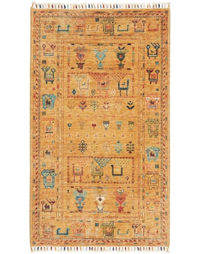 Tappeto Rubin Pakistan marrone arancione 76x128