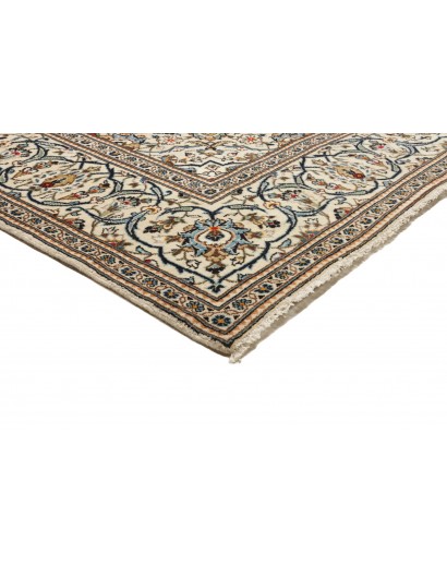 Tappeto Kashan Persia bianco grigio 247x353