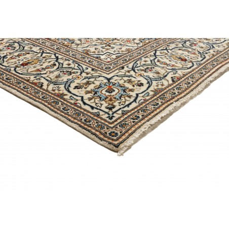 Tappeto Kashan Persia bianco grigio 247x353
