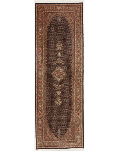 Tappeto Tabriz 50 Raj Mahi Persia verde blu 85x252