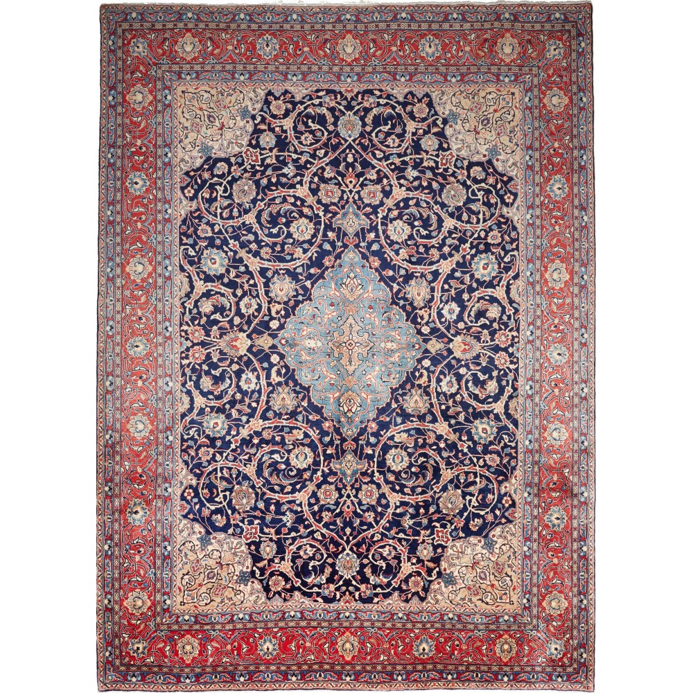 Tappeto Sarough Persia marrone grigio 255x350 Tappeto Sarough Persia marrone grigio 255x350