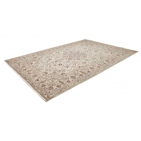 Tappeto Kashan Persia beige verde 248x358