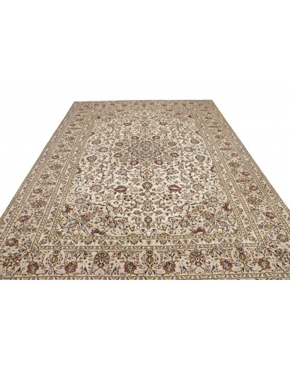 Tappeto Kashan Persia beige verde 248x358