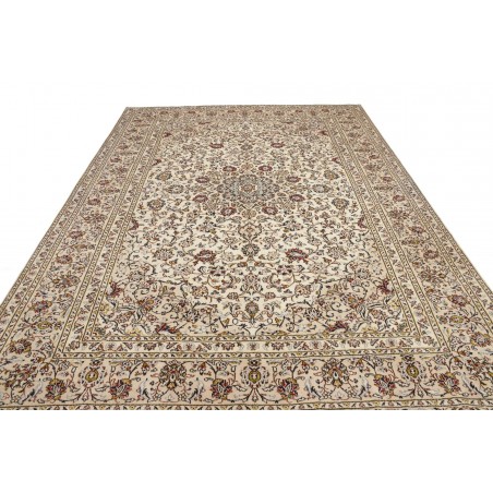 Tappeto Kashan Persia beige verde 248x358
