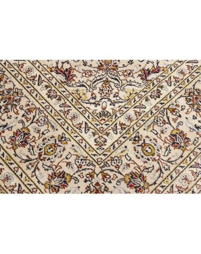 Tappeto Kashan Persia beige verde 248x358