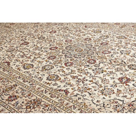 Tappeto Kashan Persia beige verde 248x358