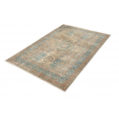 Tappeto Mamlouk Pakistan marrone azzurro 122x183