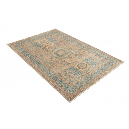 Tappeto Mamlouk Pakistan marrone azzurro 122x183