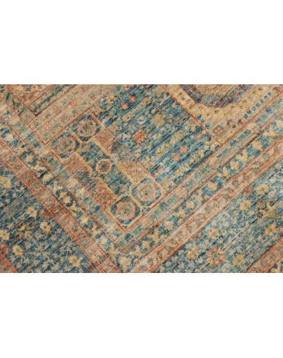 Tappeto Mamlouk Pakistan marrone azzurro 122x183