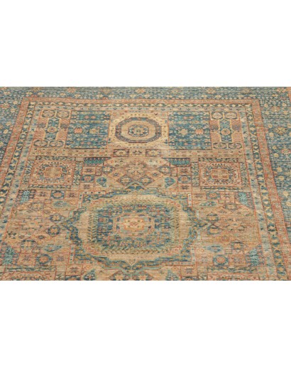 Tappeto Mamlouk Pakistan marrone azzurro 122x183