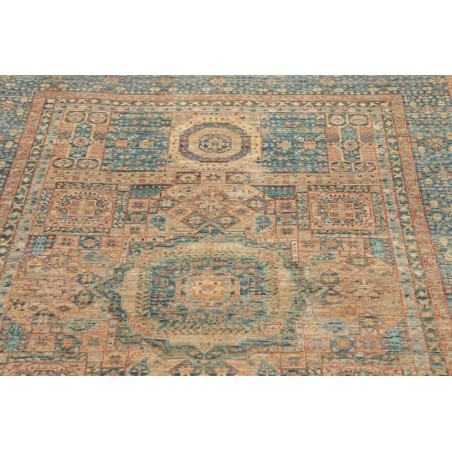 Tappeto Mamlouk Pakistan marrone azzurro 122x183