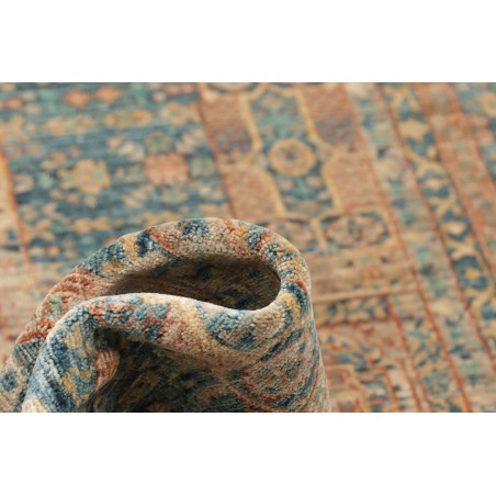 Tappeto Mamlouk Pakistan marrone azzurro 122x183