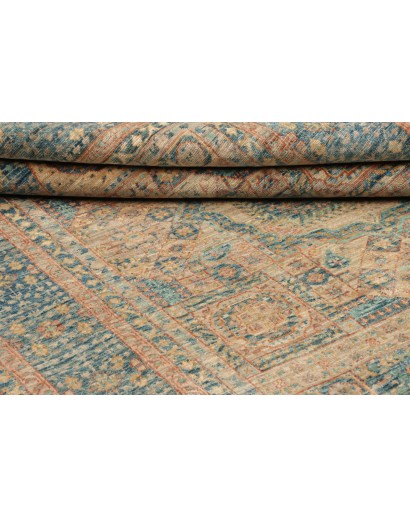 Tappeto Mamlouk Pakistan marrone azzurro 122x183