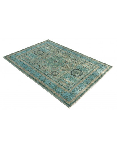 Tappeto Mamlouk Pakistan bianco grigio 125x181