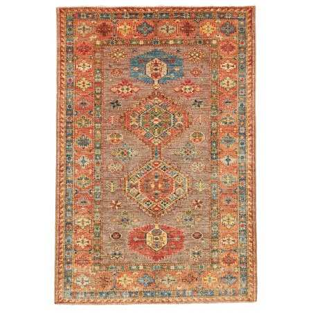 Tappeto Kazak Fine Pakistan arancione 124x186