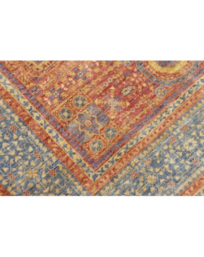 Tappeto Mamlouk Pakistan marrone azzurro 151x206