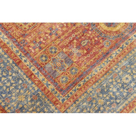 Tappeto Mamlouk Pakistan marrone azzurro 151x206
