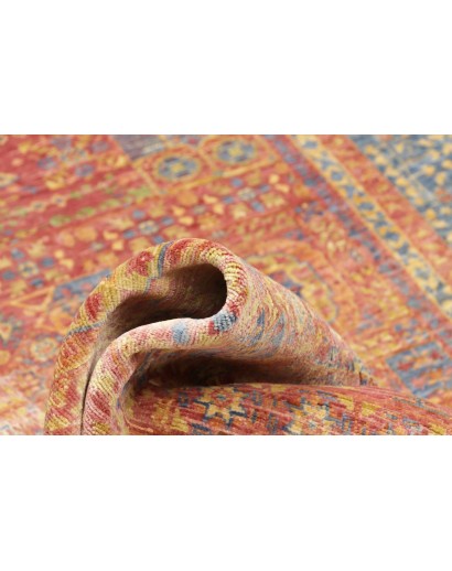 Tappeto Mamlouk Pakistan marrone azzurro 151x206
