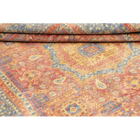 Tappeto Mamlouk Pakistan marrone azzurro 151x206