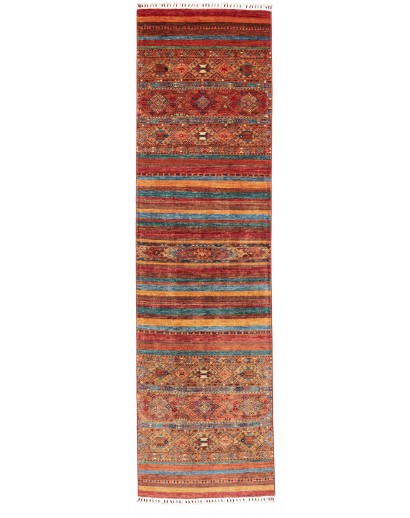 Tappeto Samarkand Pakistan marrone grigio 82x292