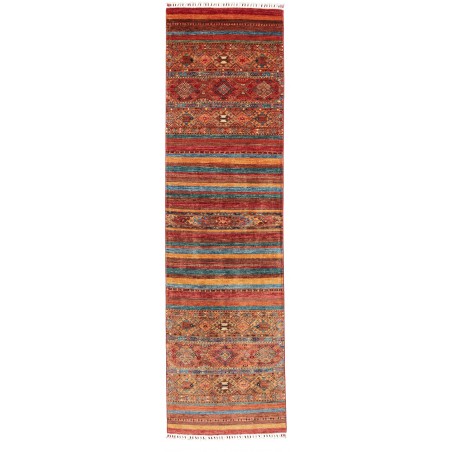 Tappeto Samarkand Pakistan marrone grigio 82x292