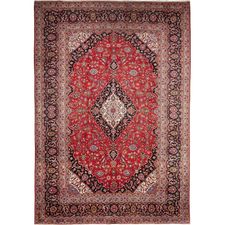 Tappeto Ardakan Persia marrone bianco 253x366