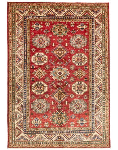 Tappeto Kazak Fine Pakistan marrone grigio 177x248