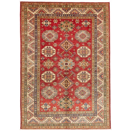Tappeto Kazak Fine Pakistan marrone grigio 177x248