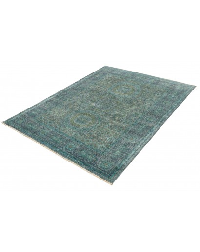 Tappeto Mamlouk Pakistan azzurro grigio 150x193