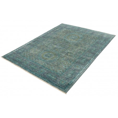 Tappeto Mamlouk Pakistan azzurro grigio 150x193