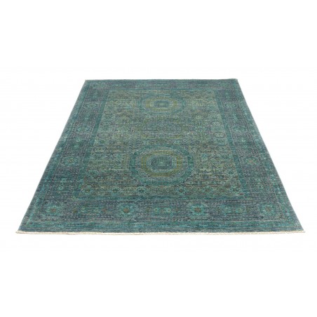 Tappeto Mamlouk Pakistan azzurro grigio 150x193