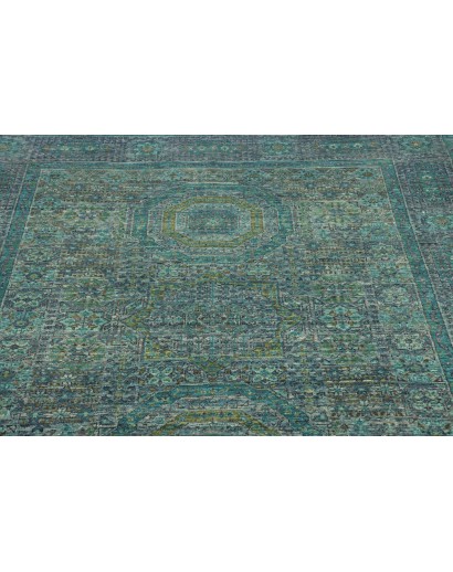 Tappeto Mamlouk Pakistan azzurro grigio 150x193