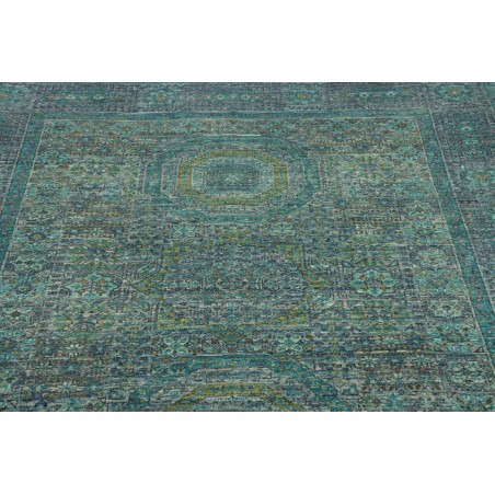 Tappeto Mamlouk Pakistan azzurro grigio 150x193