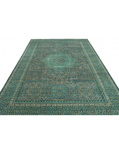 Tappeto Mamlouk Pakistan azzurro bianco 201x308