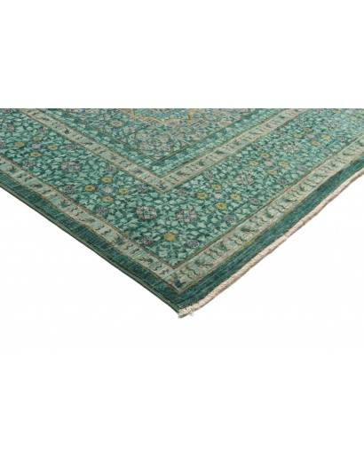 Tappeto Mamlouk Pakistan azzurro bianco 201x308