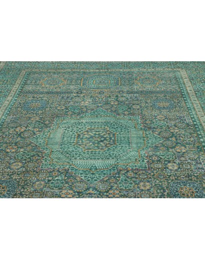 Tappeto Mamlouk Pakistan azzurro bianco 201x308