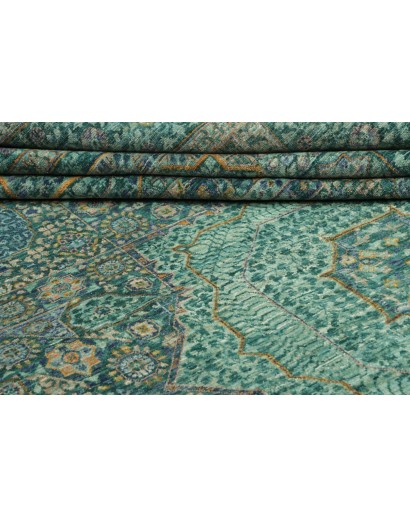 Tappeto Mamlouk Pakistan azzurro bianco 201x308