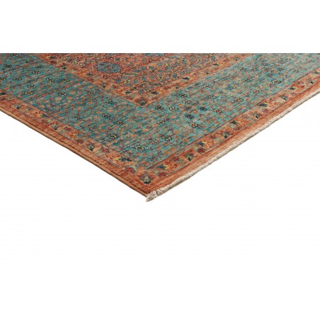Tappeto Mamlouk Pakistan azzurro arancione 175x237