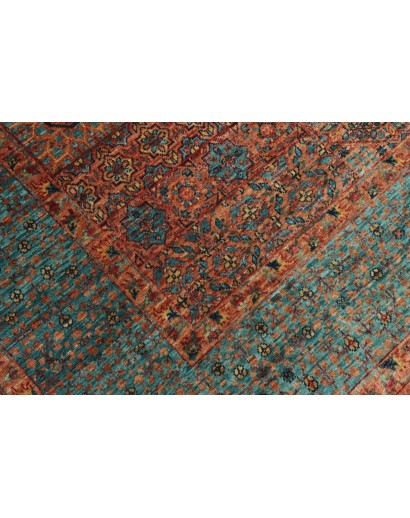 Tappeto Mamlouk Pakistan azzurro arancione 175x237