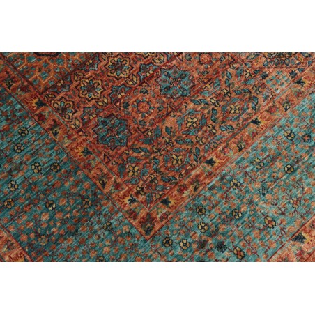 Tappeto Mamlouk Pakistan azzurro arancione 175x237