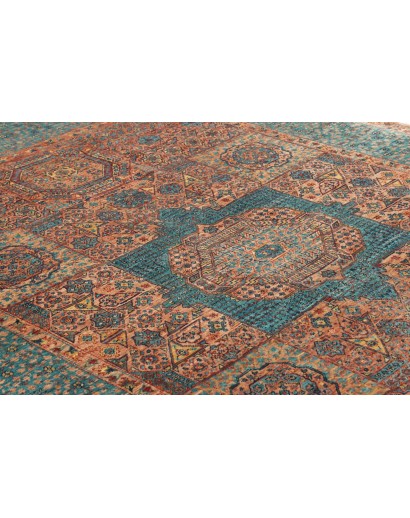 Tappeto Mamlouk Pakistan azzurro arancione 175x237
