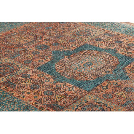 Tappeto Mamlouk Pakistan azzurro arancione 175x237