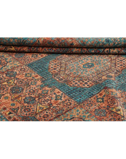 Tappeto Mamlouk Pakistan azzurro arancione 175x237