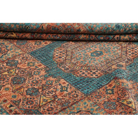 Tappeto Mamlouk Pakistan azzurro arancione 175x237