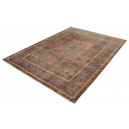 Tappeto Mamlouk Pakistan verde giallo 175x236